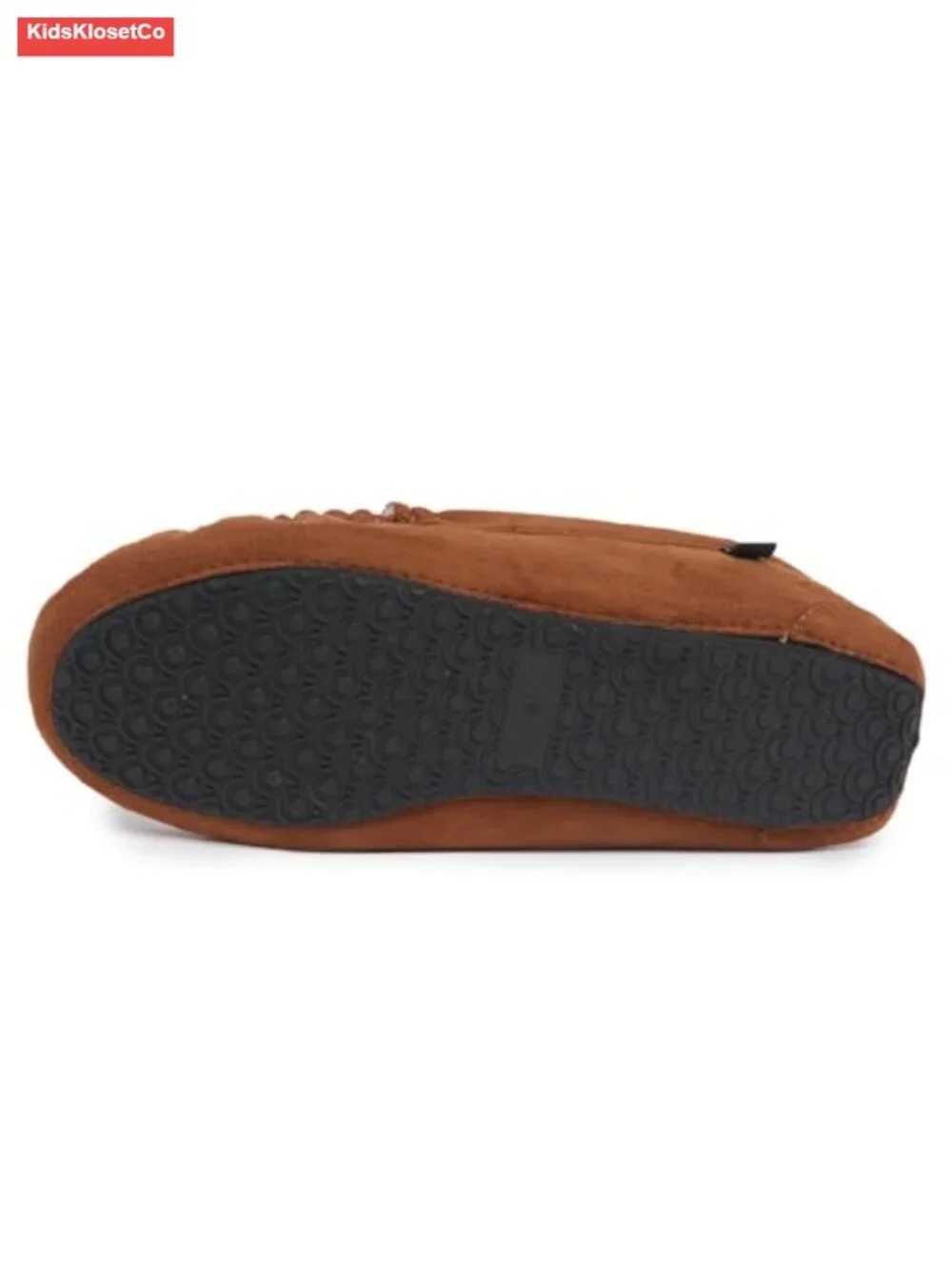 Boys Cozy Faux Fur Mocc Non-Slip Slip-On Indoor Shoes